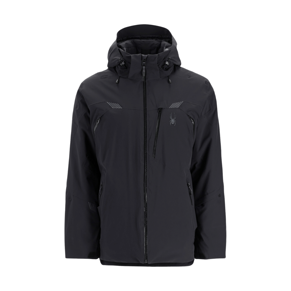 SPYDER BOY'S SKI LEADER JACKET - BLACK