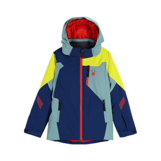 SPYDER  BOYS LEADER SKI JACKET - ABYSS