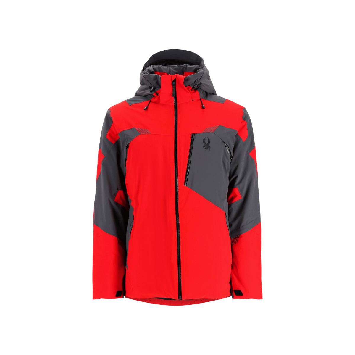 SPYDER MEN'S SKI LEADER JACKET - VOLCANO EBONY