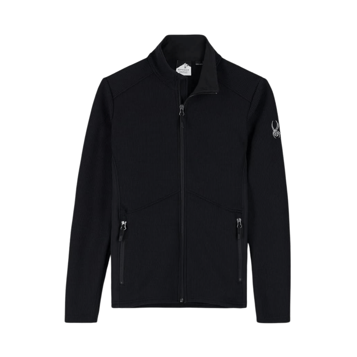 SPYDER WOMENS BANDITA FULL ZIP FLEECE JACKET - BLACK