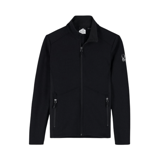 SPYDER WOMENS BANDITA FULL ZIP FLEECE JACKET - BLACK