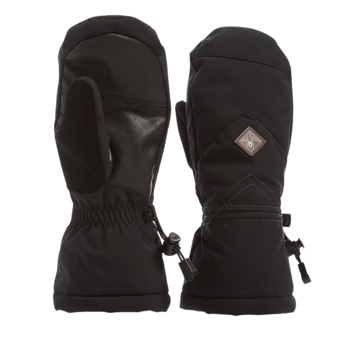 SPYDER BIG GIRLS INSPIRE SKI MITTEN - BLACK_1
