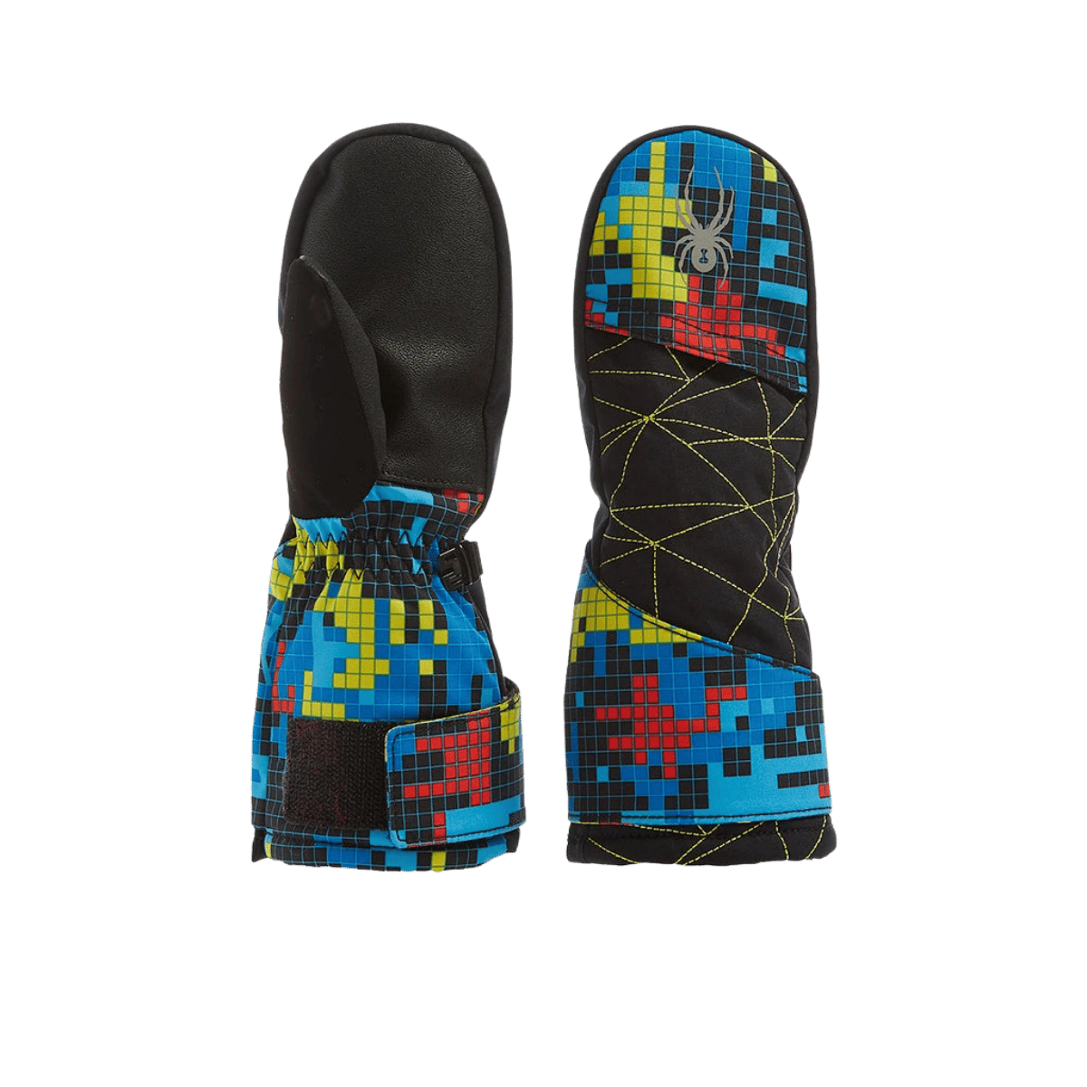 SPYDER BOYS CUBBY SKI MITTEN - DIGI BUG_1