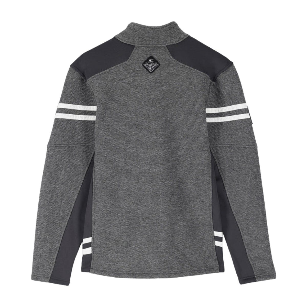 SPYDER WENGEN ENCORE HALF ZIP FLEECE JACKET - EBONY_1 Back side