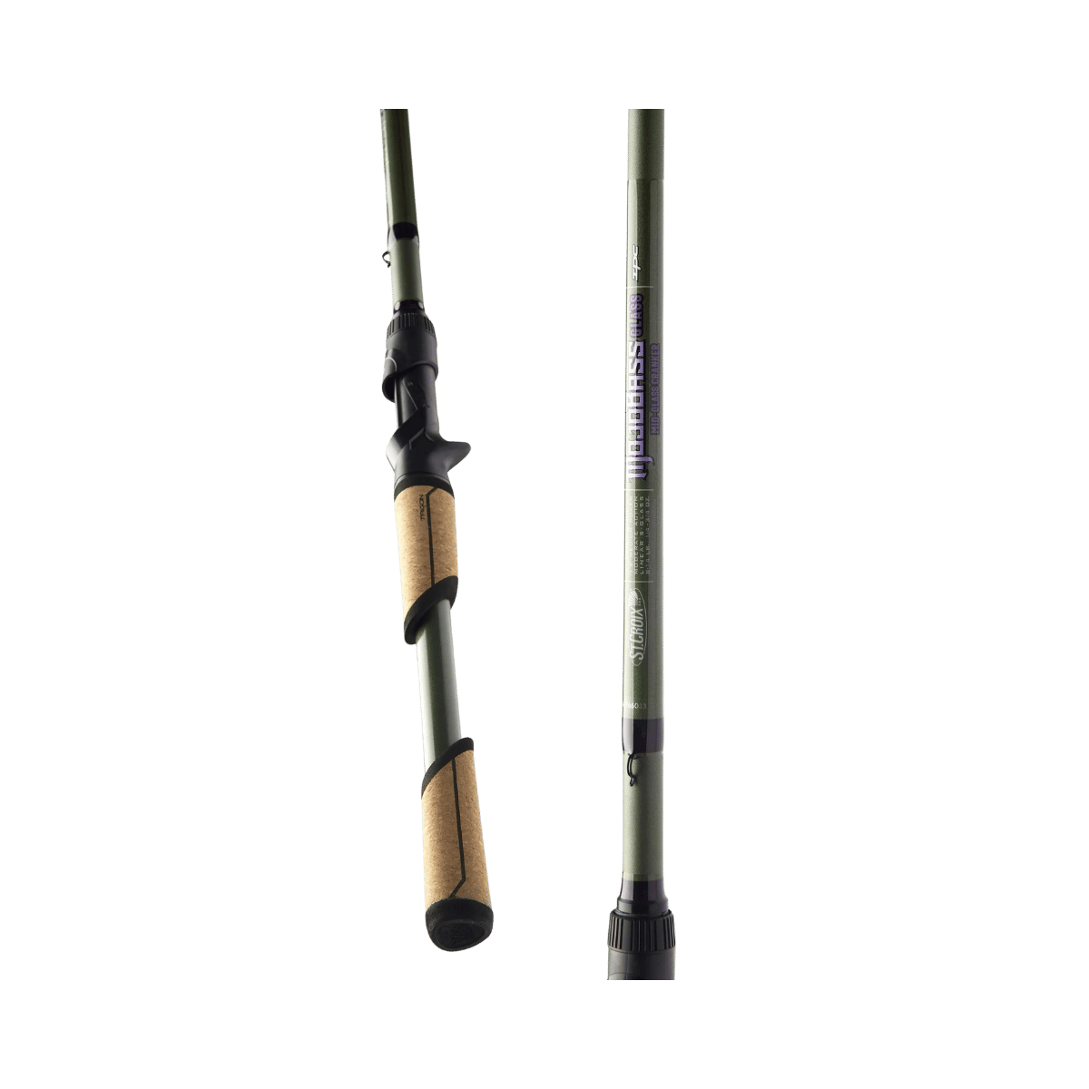 ST CROIX MOJO BASS GLASS CASTING ROD IMAGE