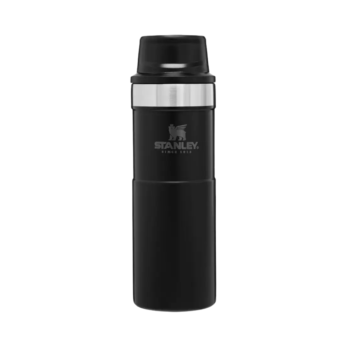 STANLEY TRIGGER ACTION TRAVEL MUG MATTE BLACK