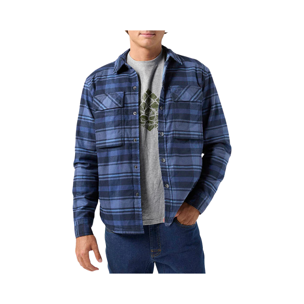 STIO BUCKHORN INSULATED SNAP SHIRT MOUNTAIN SHADOW PLAID