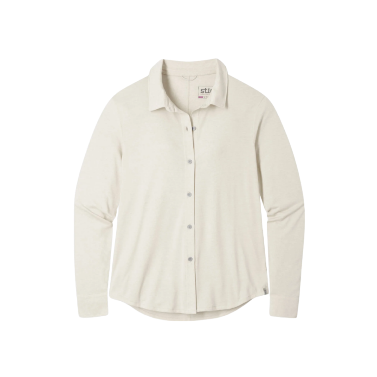 STIO WOMENS DIVIDE SHIRT MOUNTAIN GOAT HEATHER