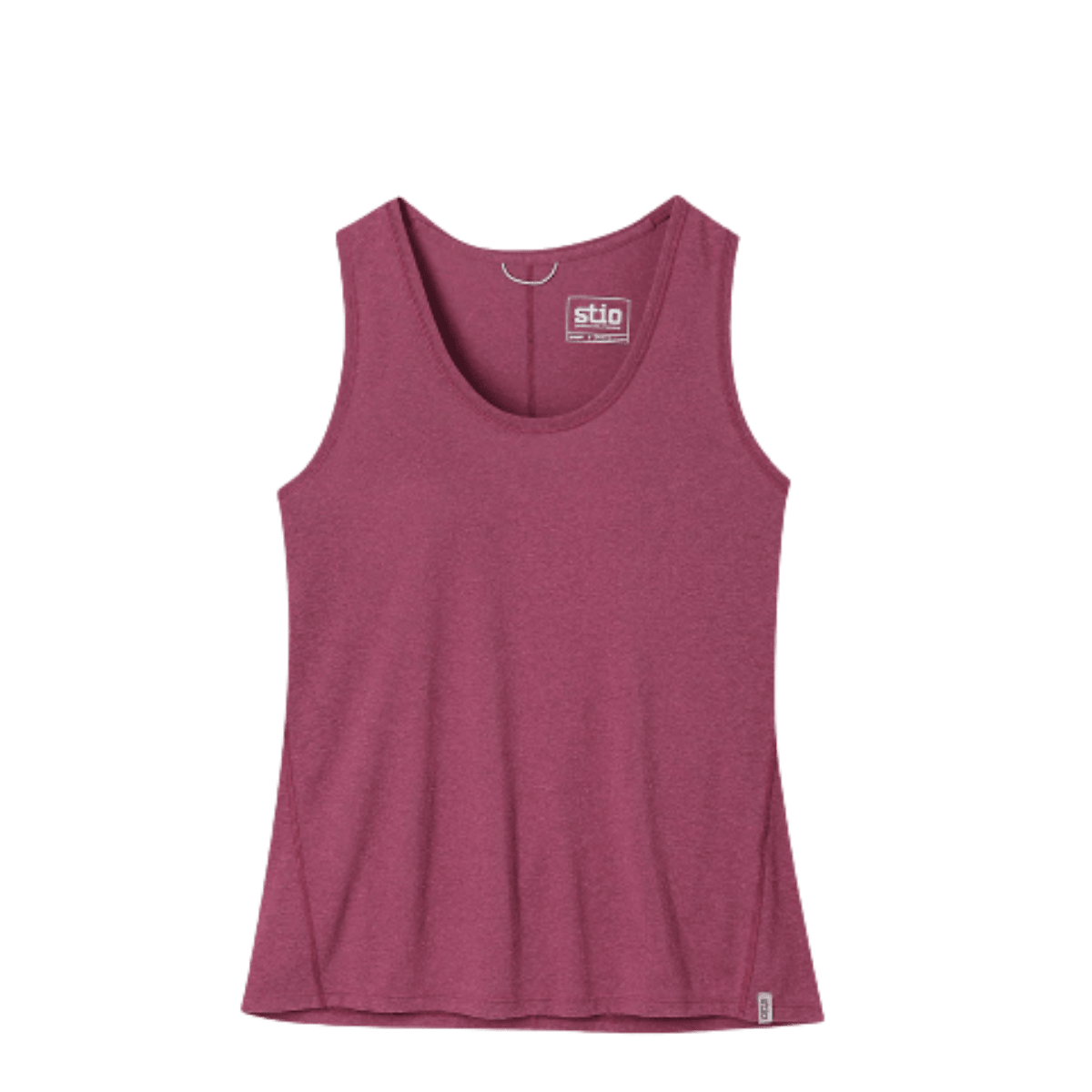 STIO WOMEN'S DIVIDE TANK - TRIPLE BERRY HEATHER FRONT