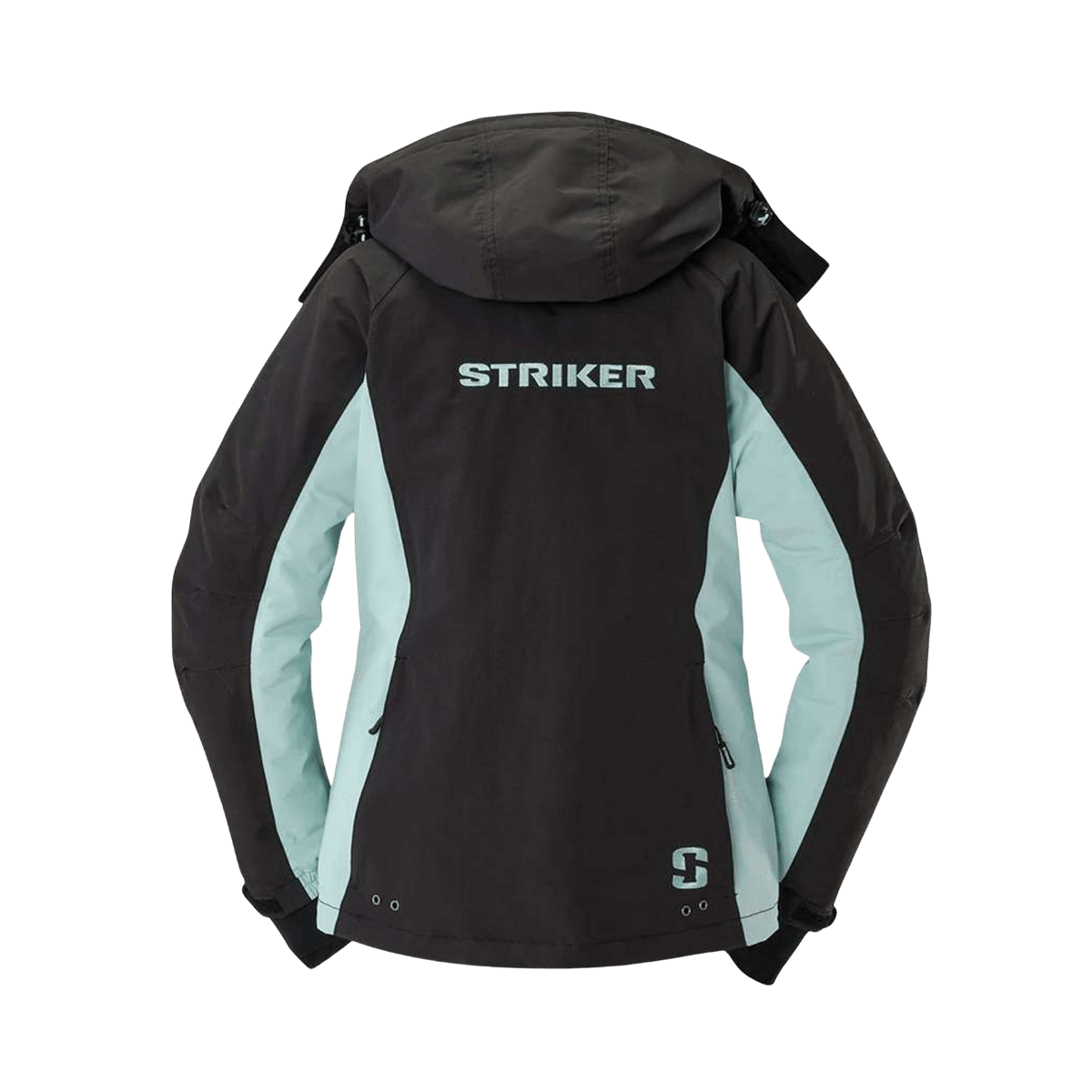 STRIKER BRANDS WOMEN'S STELLA JACKET - BLACK/FROST - BACK VIEW