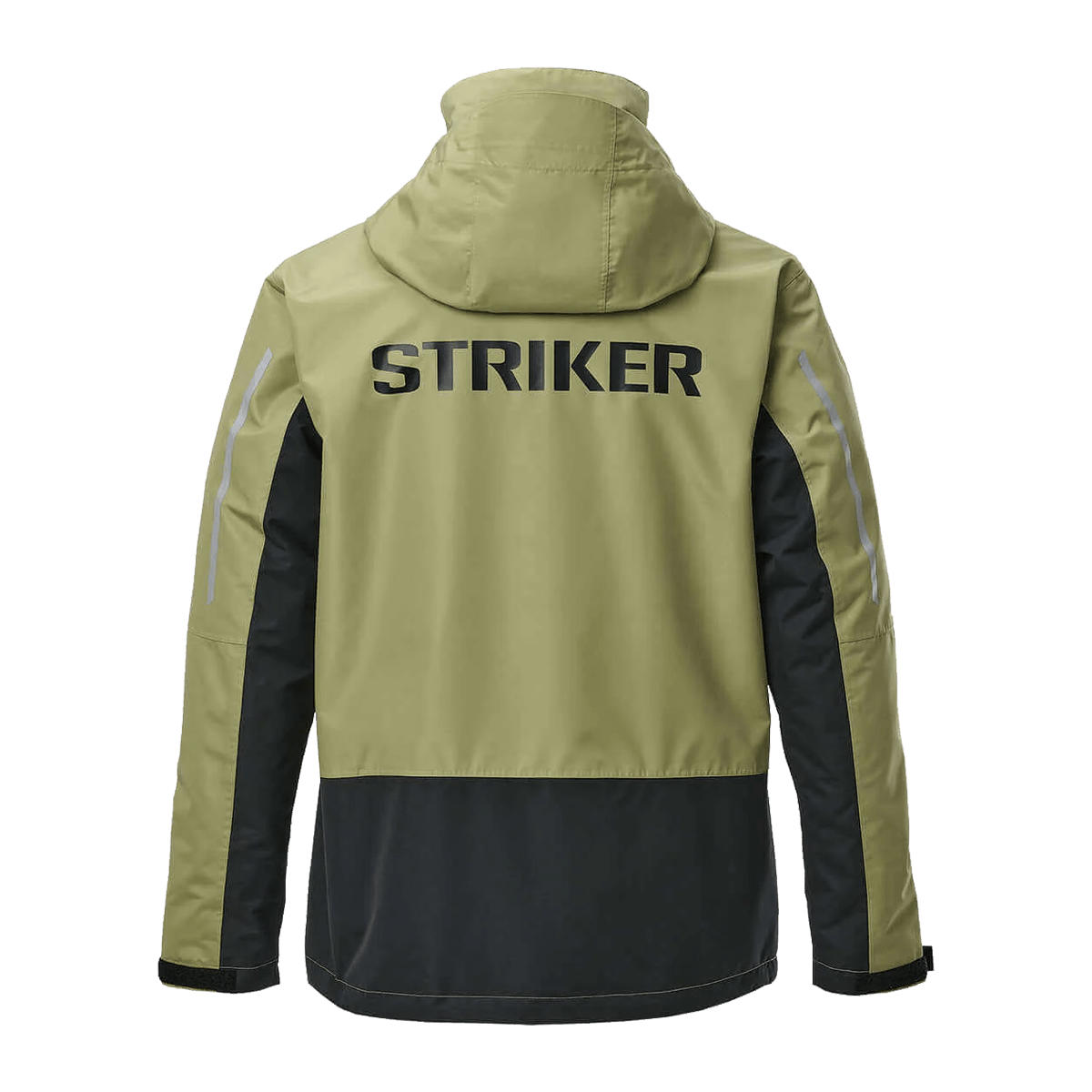 STRIKER VORTEX RAIN JACKET REG - MOSS - BACK VIEW