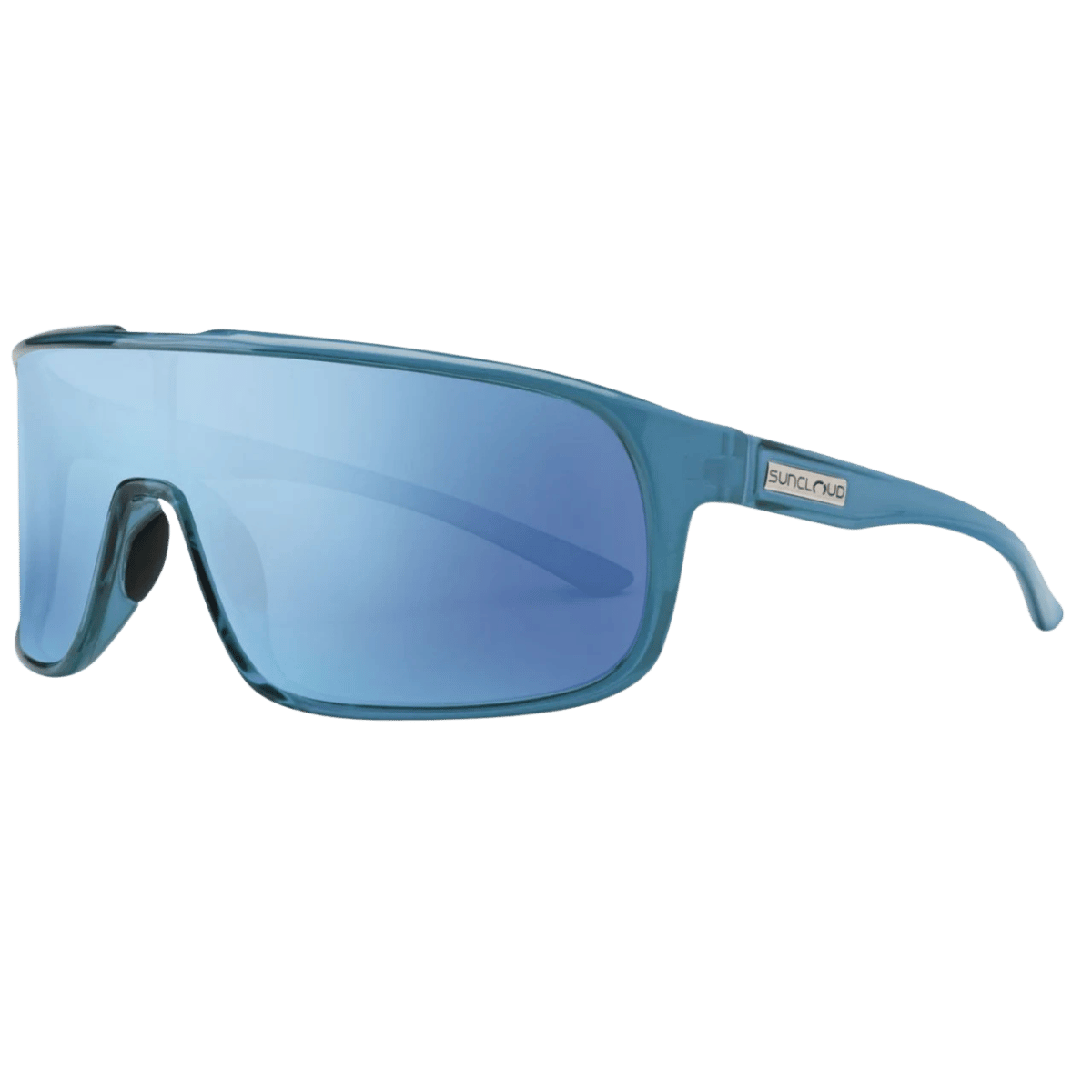 SUNCLOUD DOUBLE UP SUNGLASSES - MATTE CRYSTAL MAR - POLAR AQUA MIR