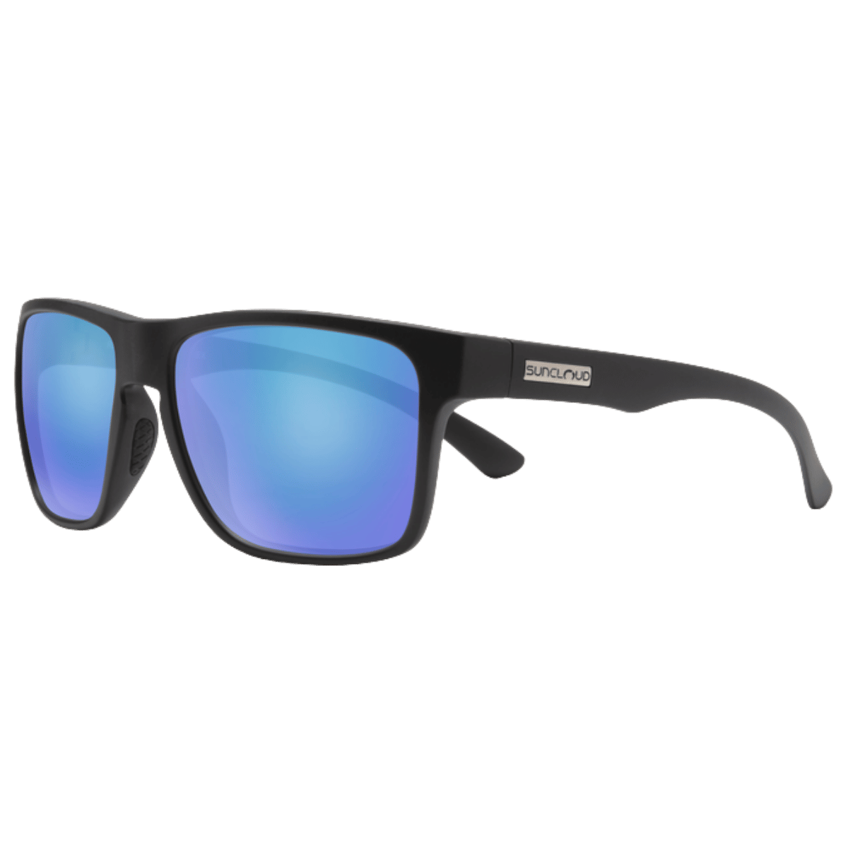 SUNCLOUD RAMBLER SUNGLASSES - MATTE BLACK - POLAR BLUE MIR