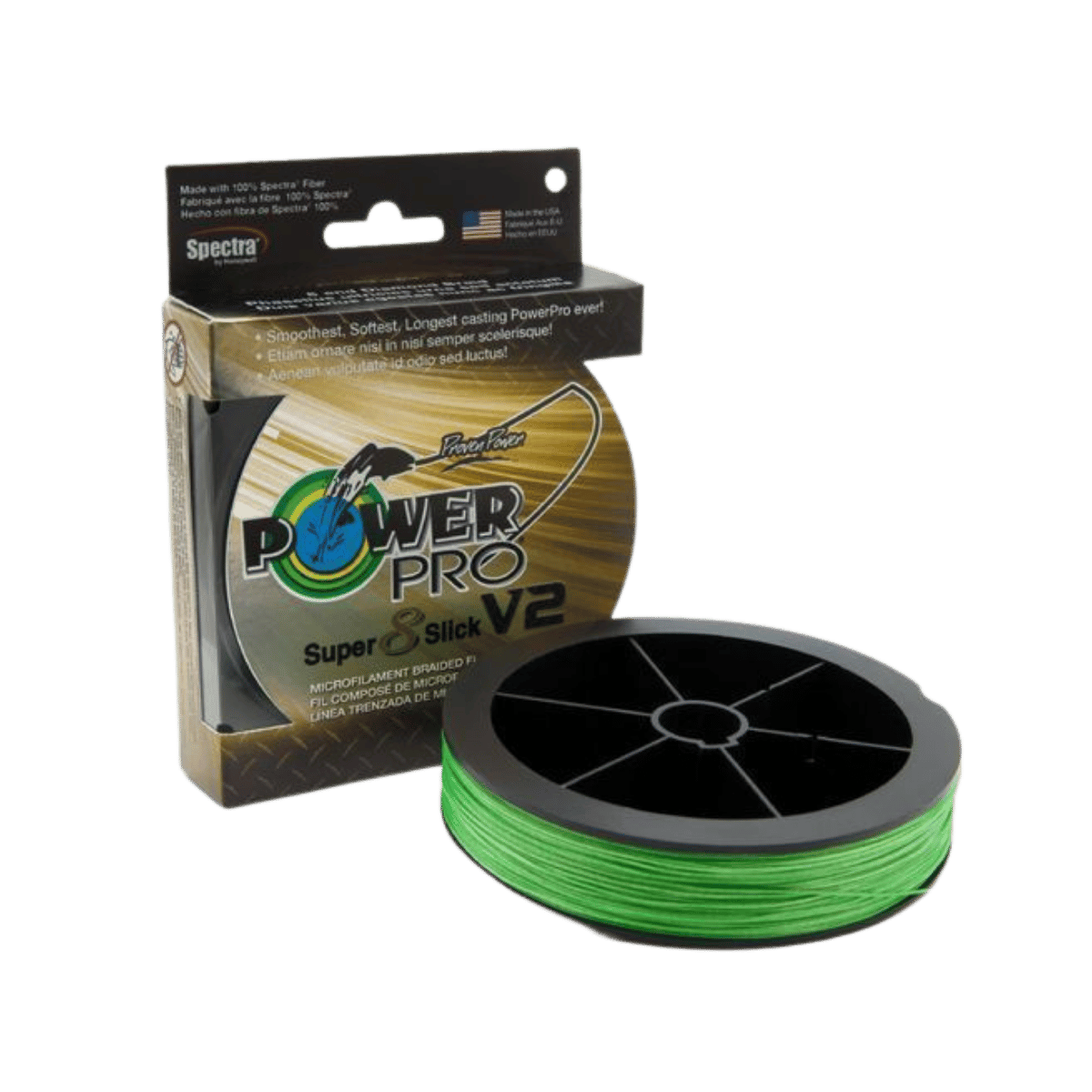 POWER PRO SUPER SLICK V2 150YD - 8LB - AQUA GREEN