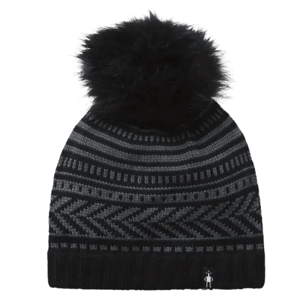 SMARTWOOL UNISEX CHAIR LIFT BEANIE - BLACK_MAIN IMAGE