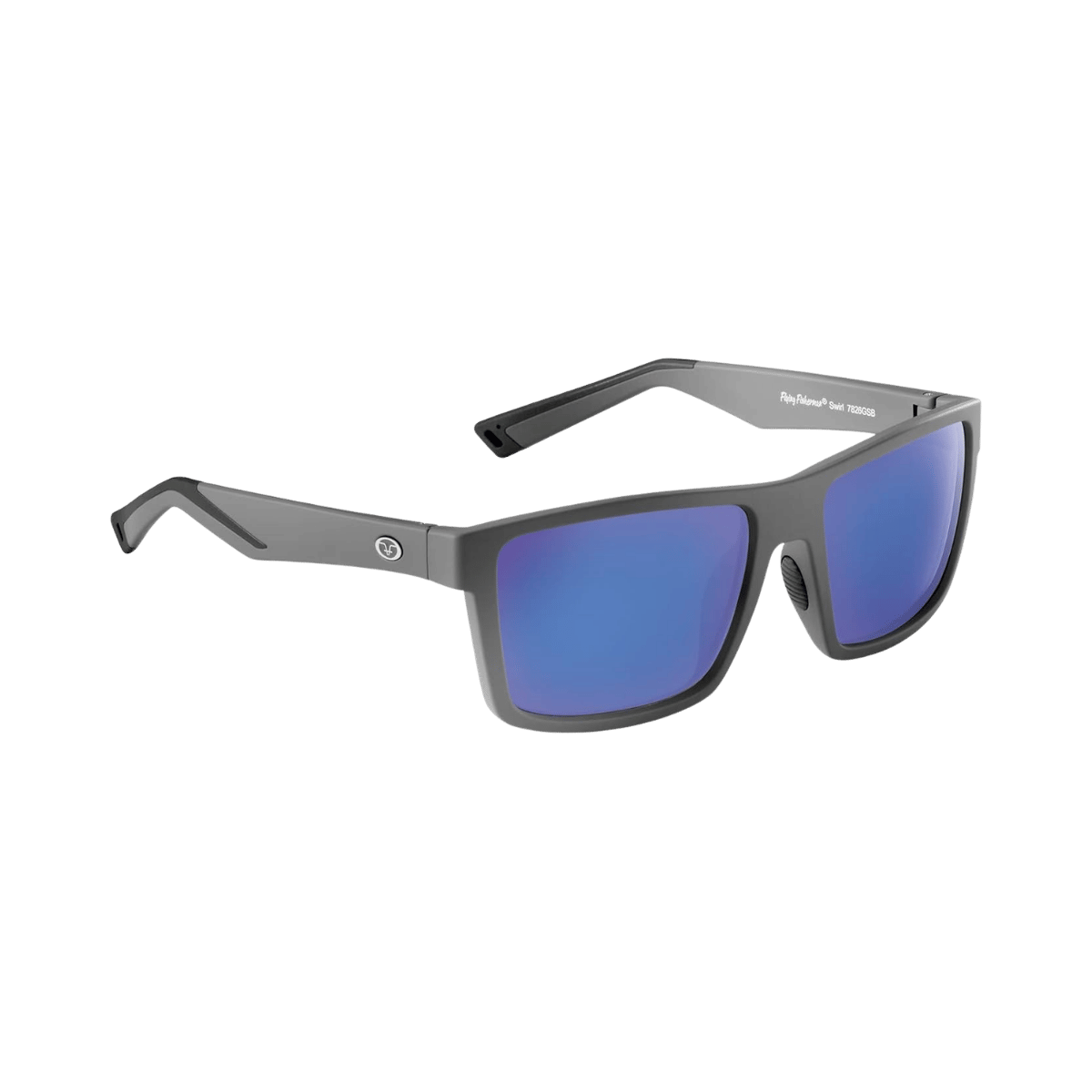 FLYING FISHERMAN SWIRL SUNGLASSES - SMOKE - MATTE BLACK