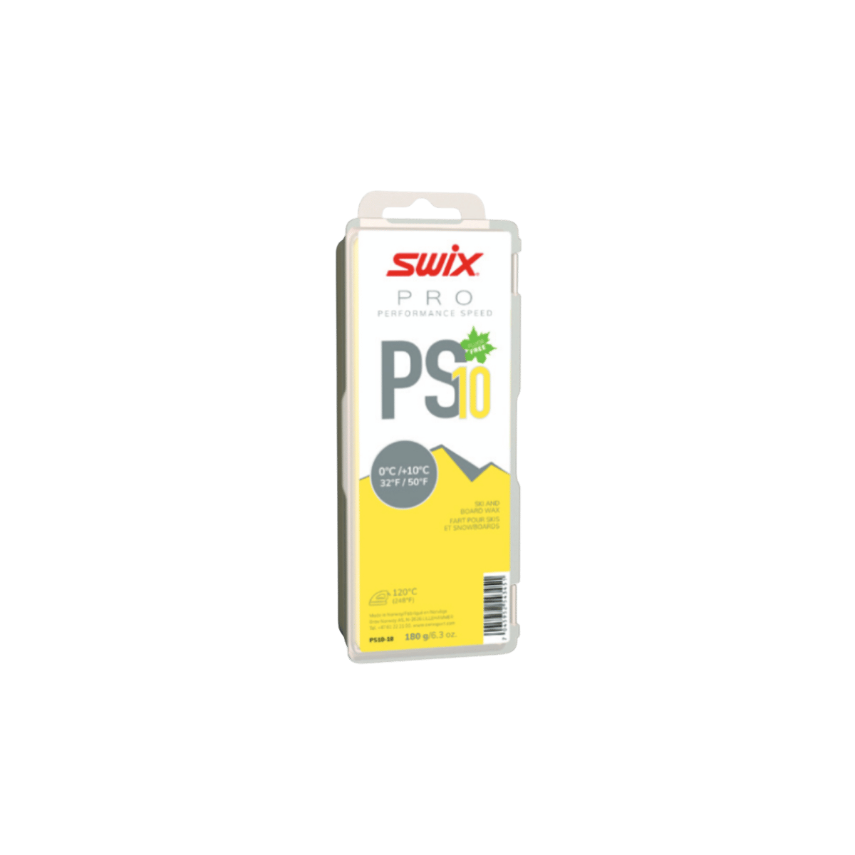 SWIX PERFORMANCE SPEED WAX 180G YELLOW