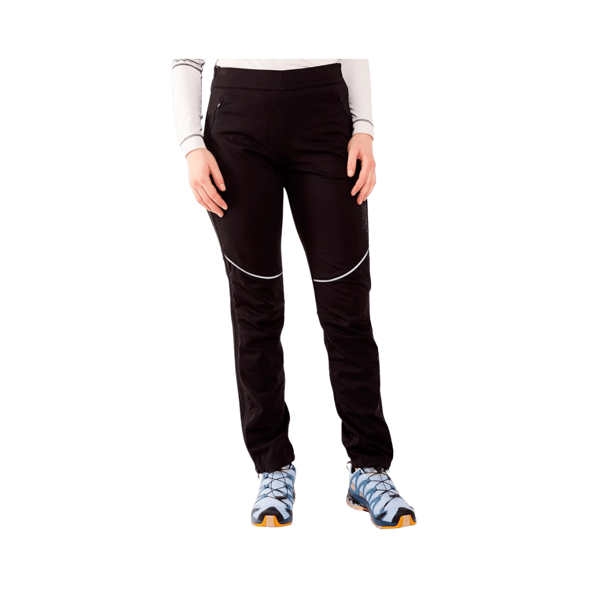 SWIX SOLO FULL ZIP PANT BLACK