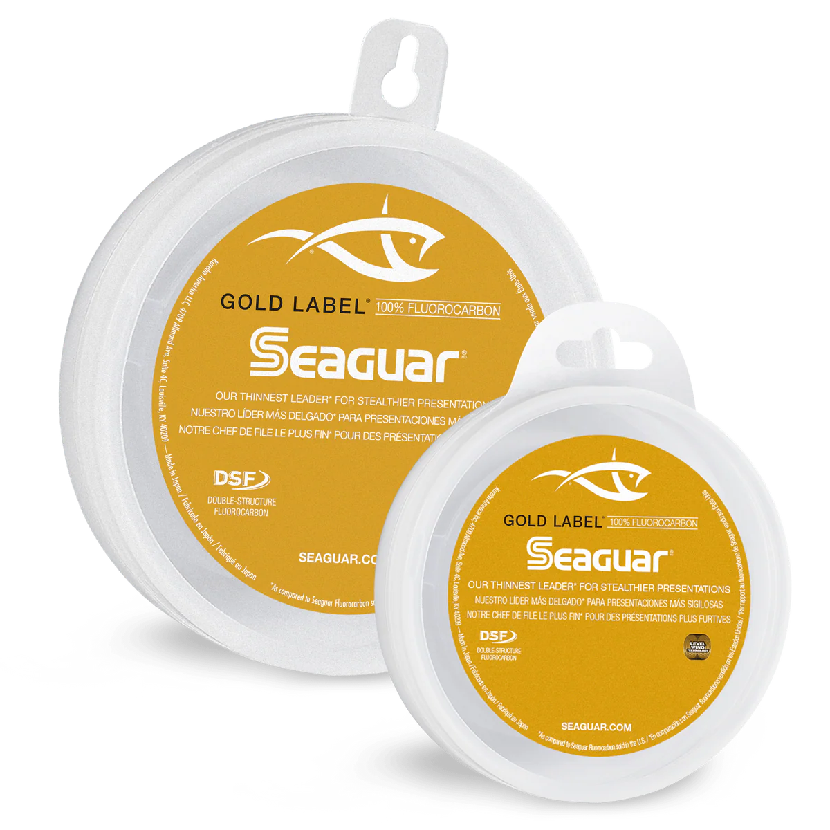 SEAGUAR GOLD LABEL FLUOROCARBON LEADER LINE 25YD - 4LBS, 6LBS, or 8LBS