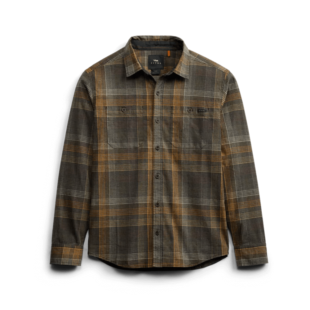 SITKA AMBARY LONG SLEEVE SHIRT COYOTE EMBER FALL PLAID