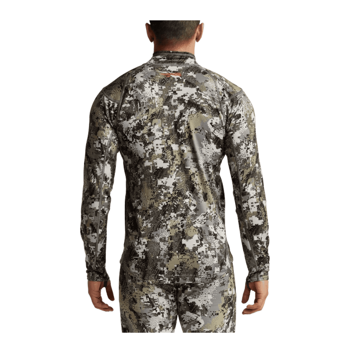 SITKA CORE MIDWEIGHT ZIP-T - ELEVATED II - BACK VIEW