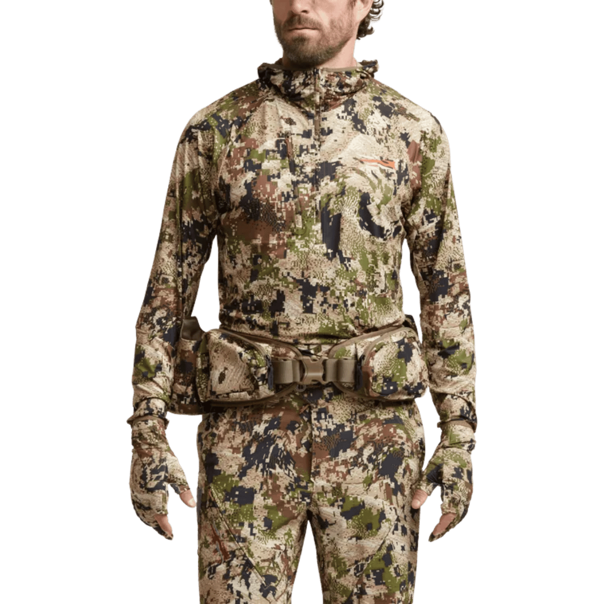 SITKA TURKEY TOOL BELT - SUBALPINE_2 - FRONT VIEW (ON MODEL)