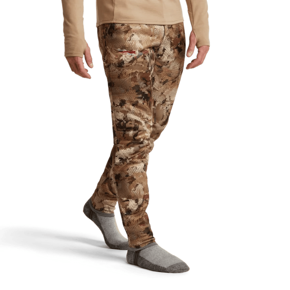 SITKA GRADIENT PANT - WATERFOWL MARSH_2 - SIDE FRONT VIEW (ON MODEL)