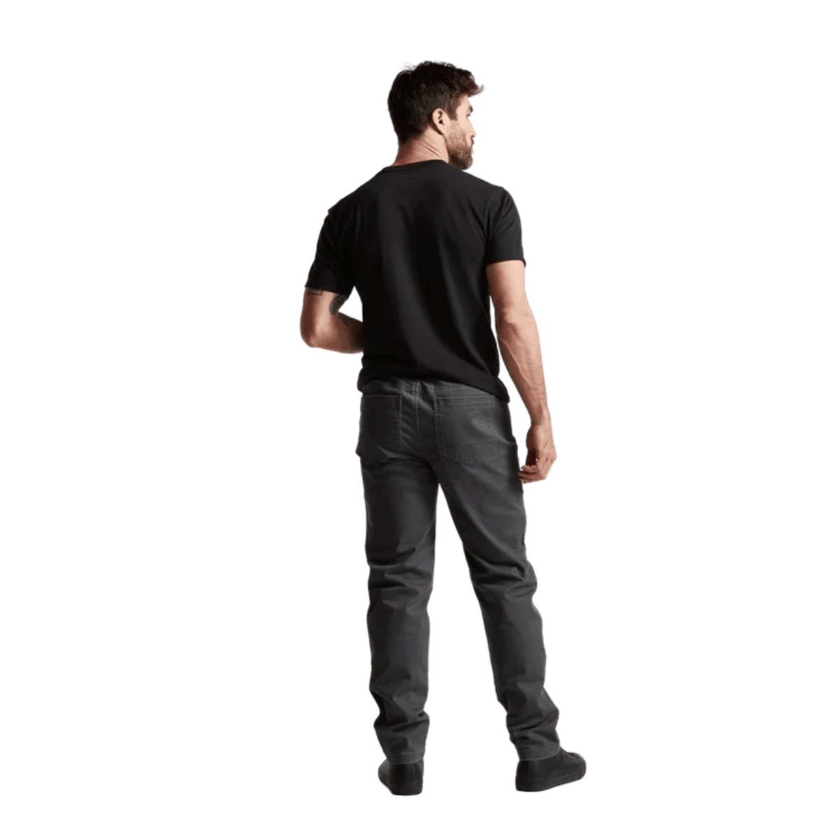 SITKA THREE SEASON PANT - LEAD_2 - BACK VIEW (ON MODEL)