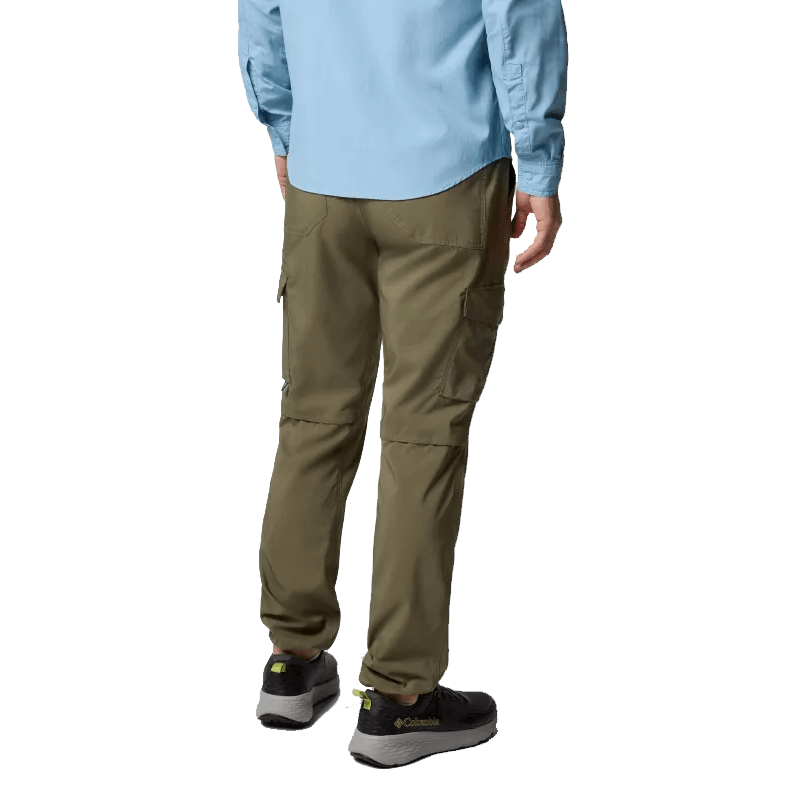 COLUMBIA SKIEN VALLEY CARGO PANTS - STONE GREEN BACK