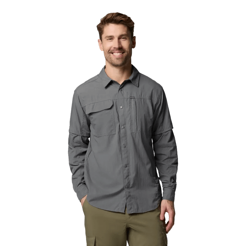 COLUMBIA SKIEN VALLEY LONG SLEEVE SHIRT - CITY GREY
