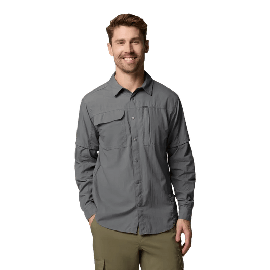COLUMBIA SKIEN VALLEY LONG SLEEVE SHIRT - CITY GREY