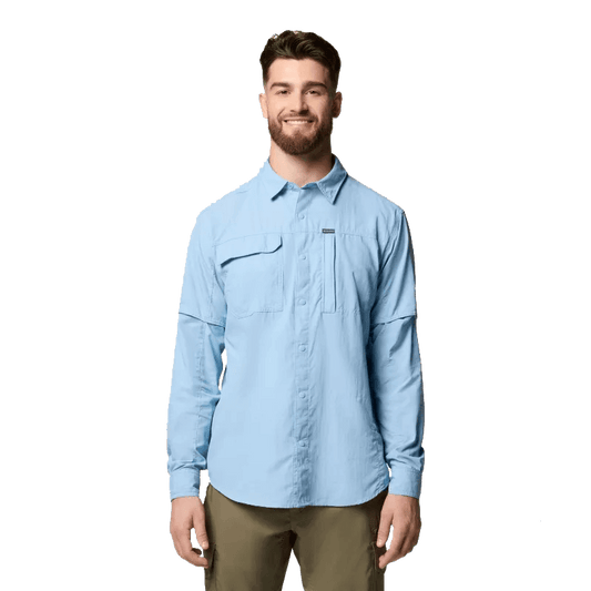 COLUMBIA SKIEN VALLEY LONG SLEEVE SHIRT - RIPPLE BLUE
