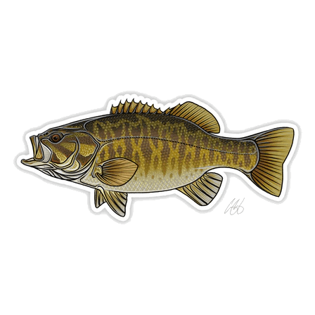 FISH DECALS SMALLMOUTH
