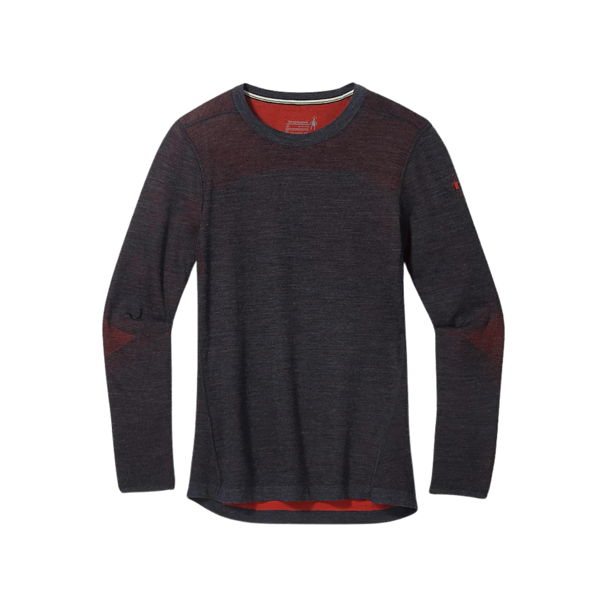 SMARTWOOL MEN'S INTRAKNIT THERMAL MERINO 200 BASE LAYER CREW - CHARCOAL HEATHER