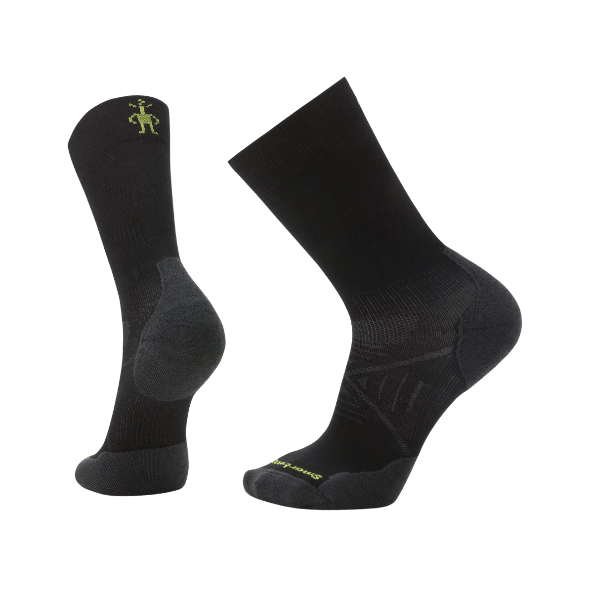 SMARTWOOL NORDIC TARGETED CUSHION CREW SOCKS - BLACK - UNISEX
