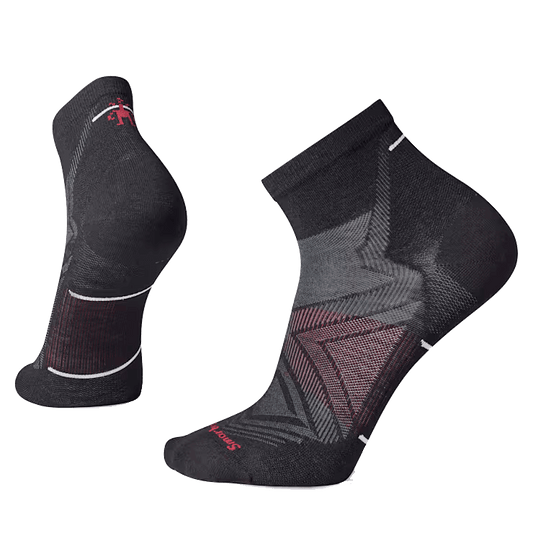 SMARTWOOL RUN ANKLE SOCK - ZERO CUSHION - BLACK