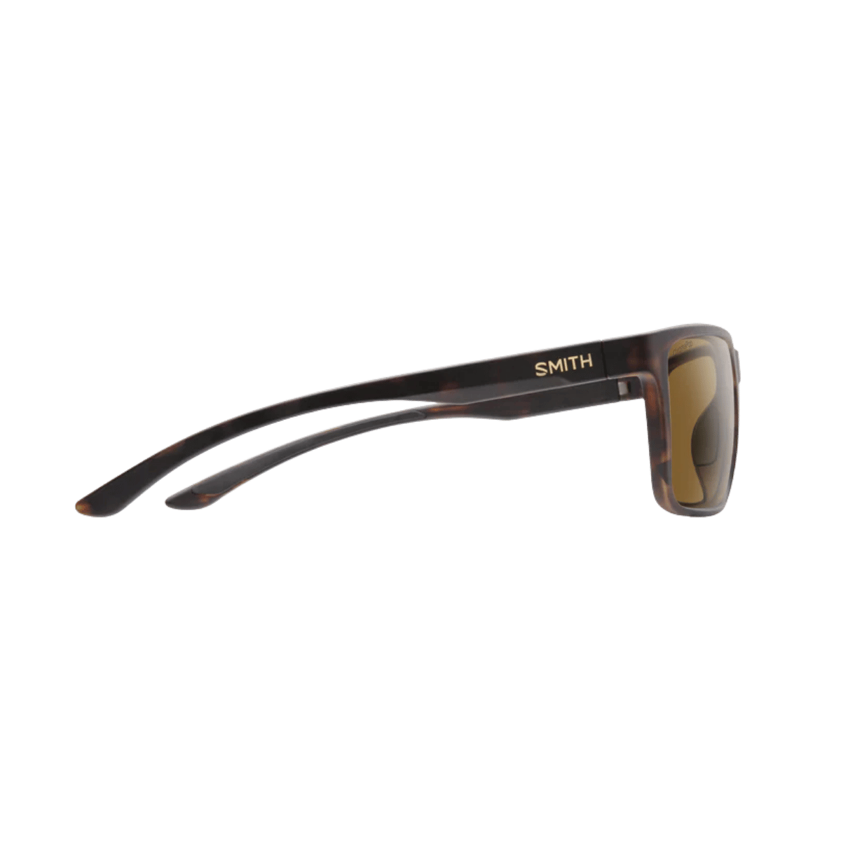 SMITH RIPTIDE SUNGLASSES - MATTE TORTOISE - CP G POL BRN - SIDE VIEW