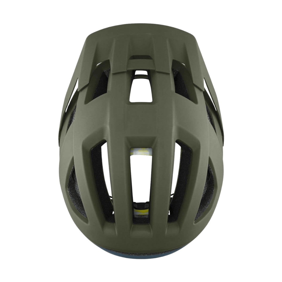 SMITH ADULT UNISEX SESSION MIPS BIKE HELMET - MATTE MOSS/STONE - TOP VIEW