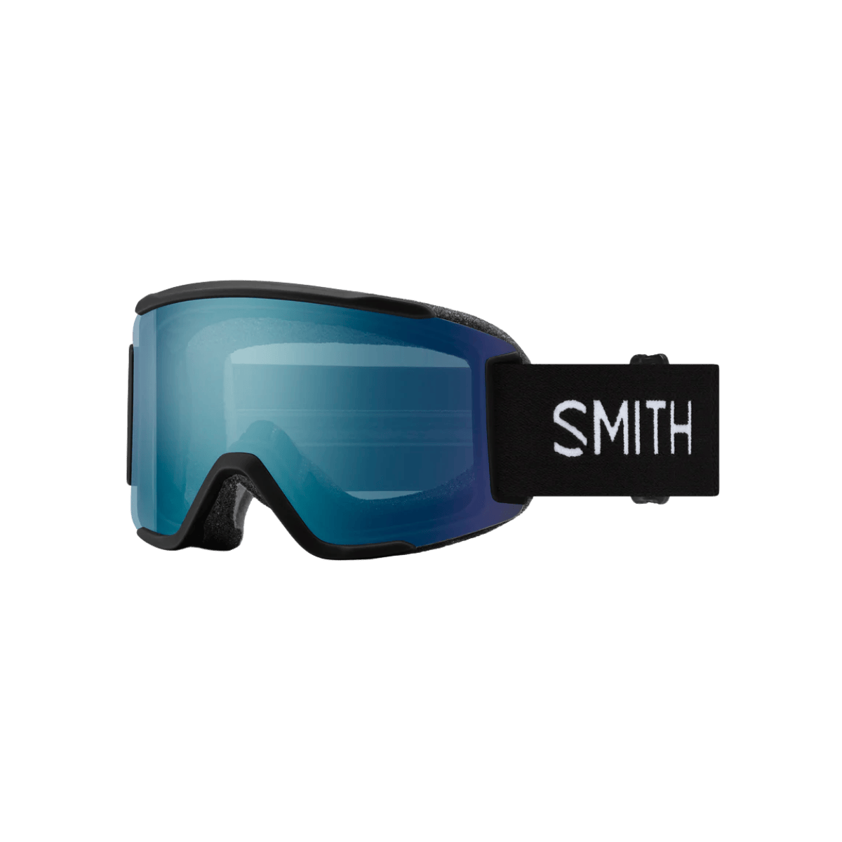SMITH ADULT UNISEX SQUAD S GOGGLE - BLACK - CHROMAPOP EVERYDAY BLUE MIRROR