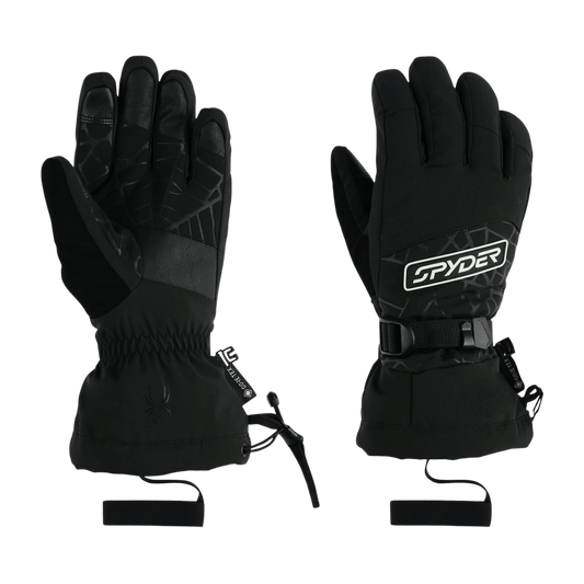SPYDER  MENS OVERWEB GTX GLOVES - BLACK