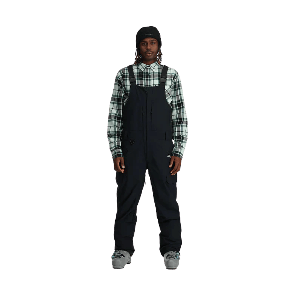 SPYDER MEN'S TERRAIN BIB PANTS -BLACK