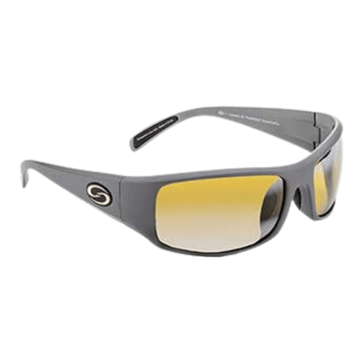 STRIKE KING S11 OPTICS OKEECHOBEE SUNGLASSES MATTE GRAY/BI YELLOW