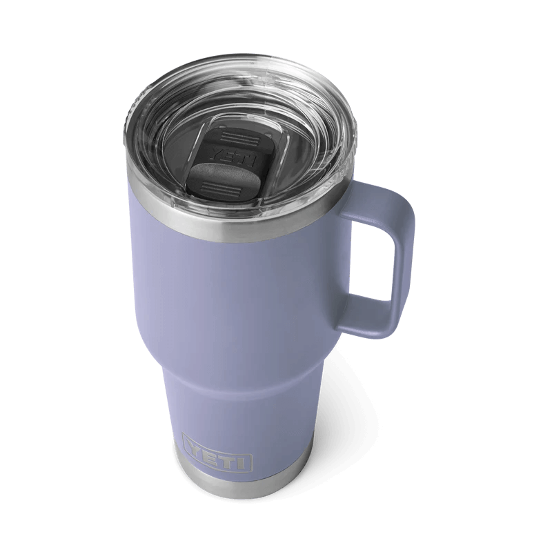 MUG WITH YETI RAMBLER STRONGHOLD LID