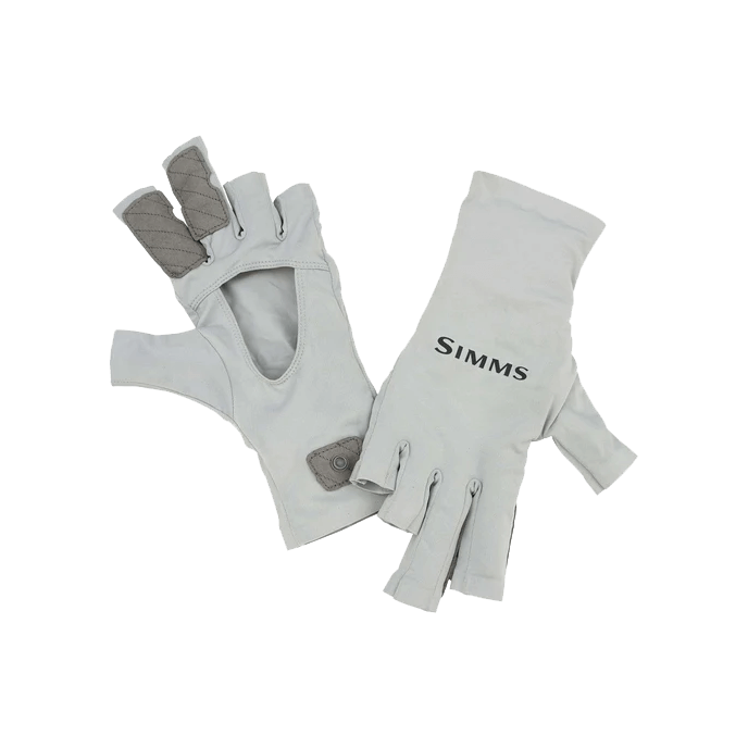 SIMMS SOLARFLEX SUNGLOVE - STERLING
