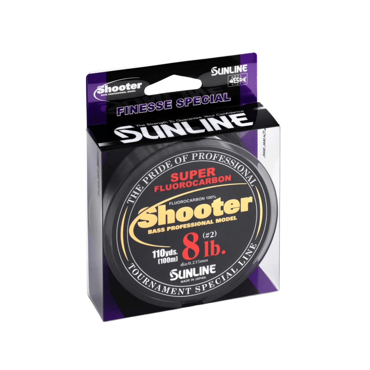 SUNLINE SHOOTER FLUOROCARBON 110YDS - 8 LB - NATURAL CLEAR