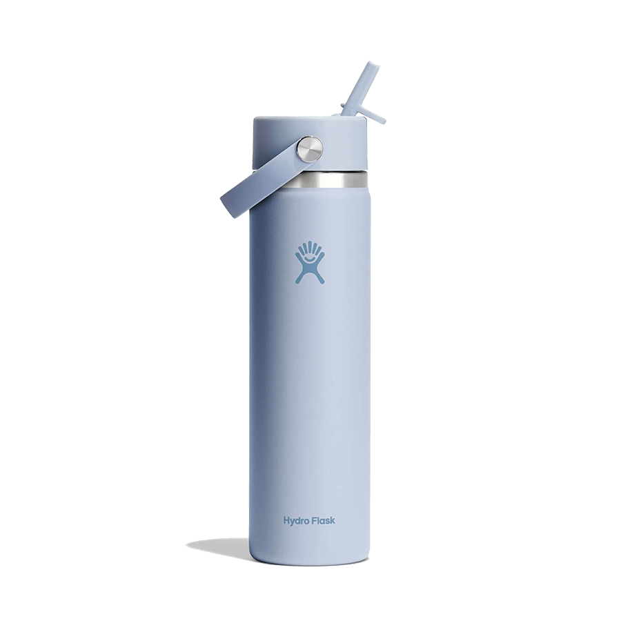HYDRO FLASK WIDE MOUTH BOTTLE WITH FLEX STRAW CAP 24OZ SURF