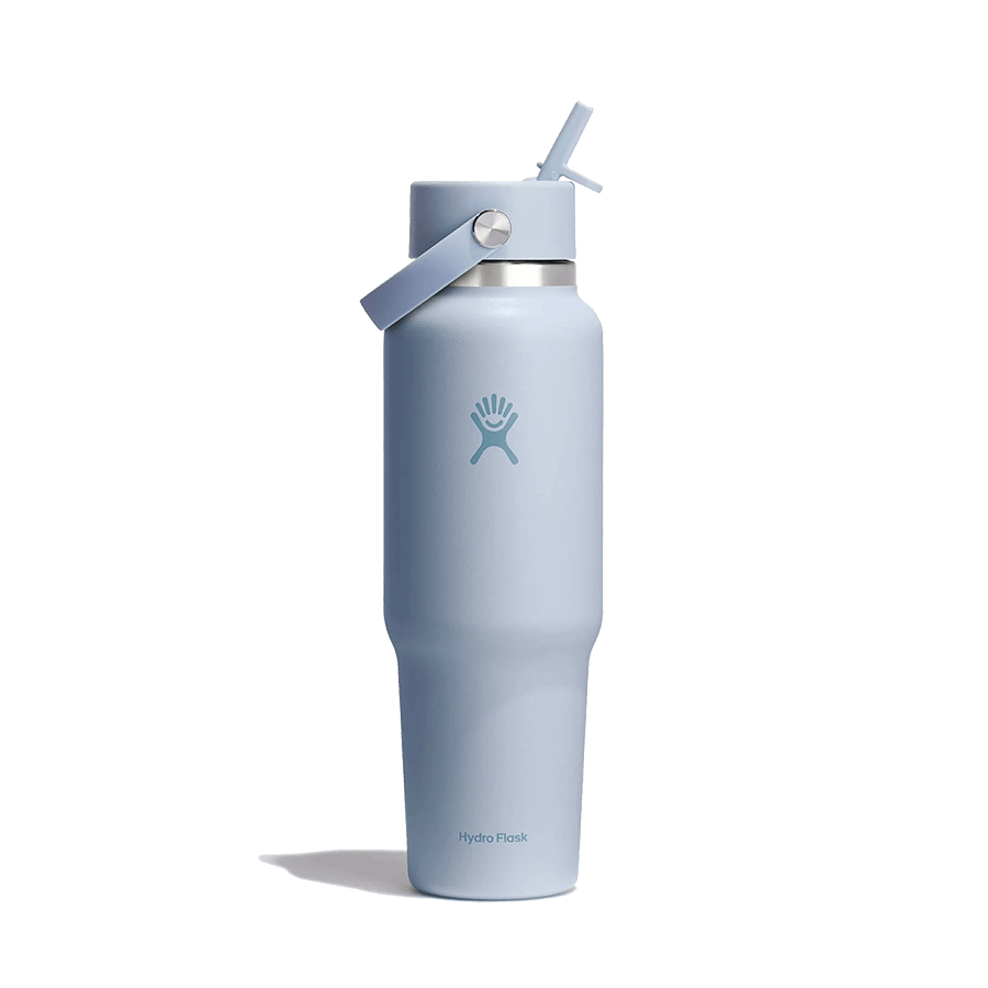 HYDRO FLASK WIDE MOUTH TRAVEL BOTTLE WITH FLEX STRAW 40OZ