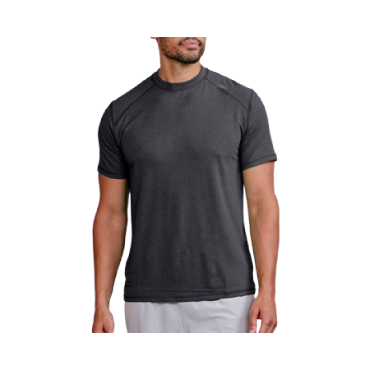 TASC CARROLLTON FITNESS S/S T-SHIRT IRON HEATHER