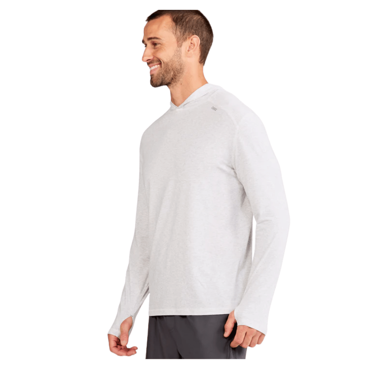 TASC CARROLLTON LW FITNESS HOODIE - MARBLE HEATHER