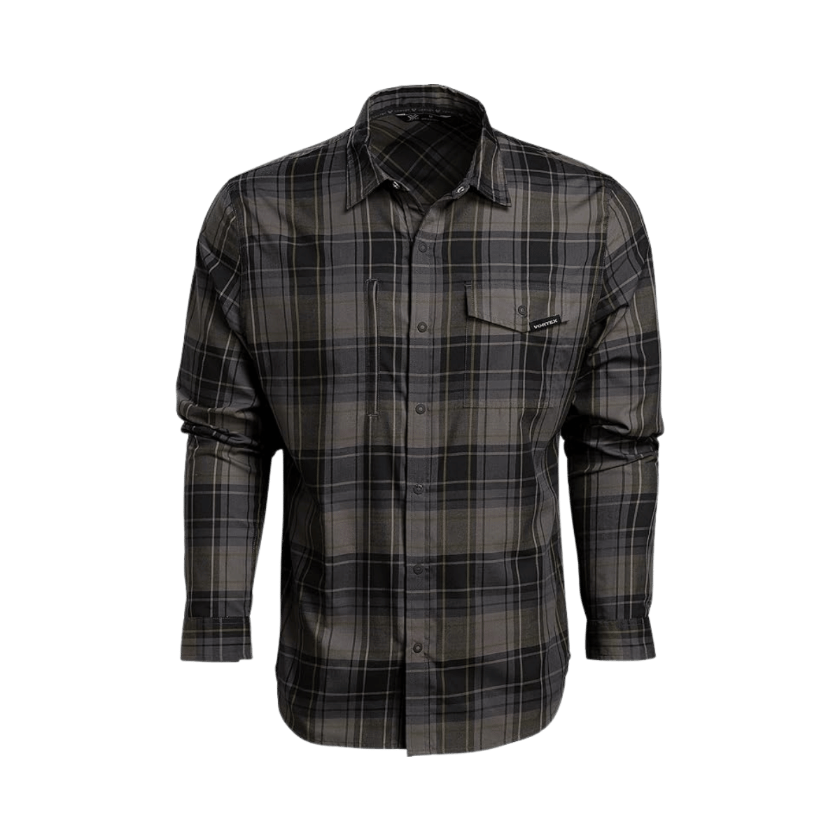 VORTEX MN TRAIL CALL TECH FLANNEL - SHADOW